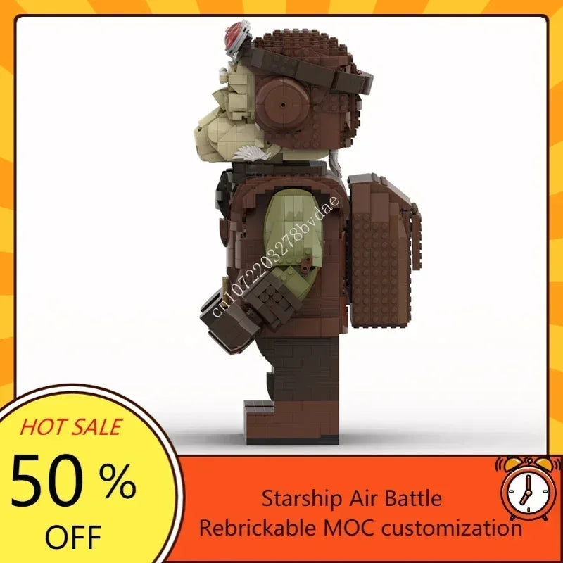 Pilote de Combat Spatial MOC – Figurine à construire en briques