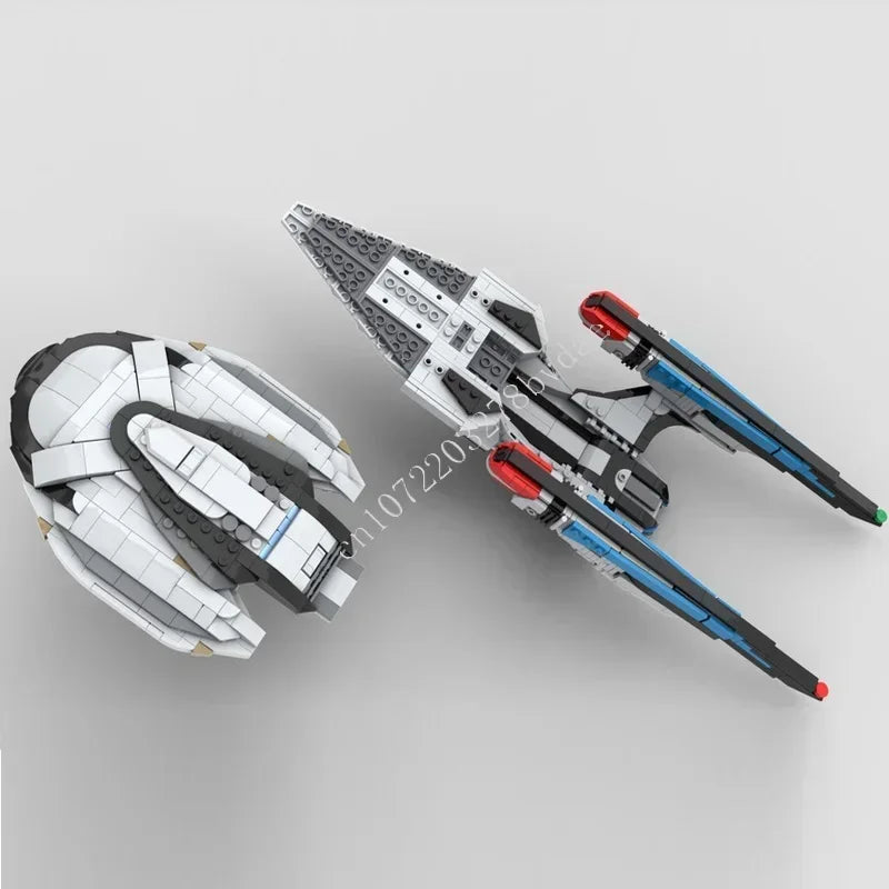 Vaisseau d’exploration spatiale futuriste MOC – 1 050 pièces