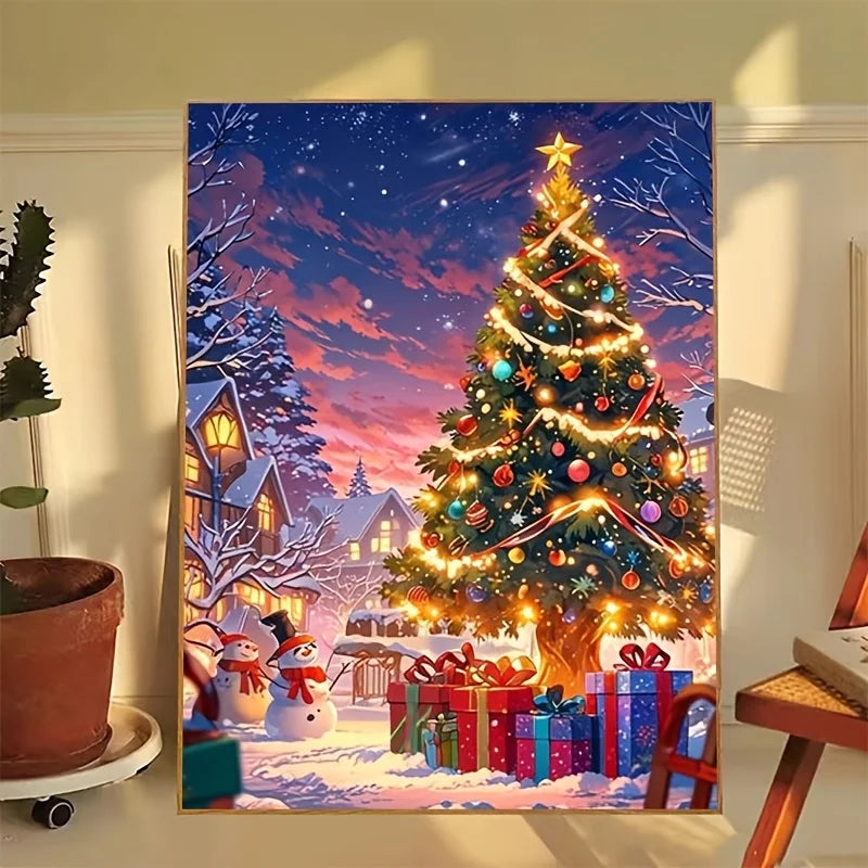 Puzzle de Noël – Paysage enneigé féerique – 500, 1000, 1200 ou 2000 pièces