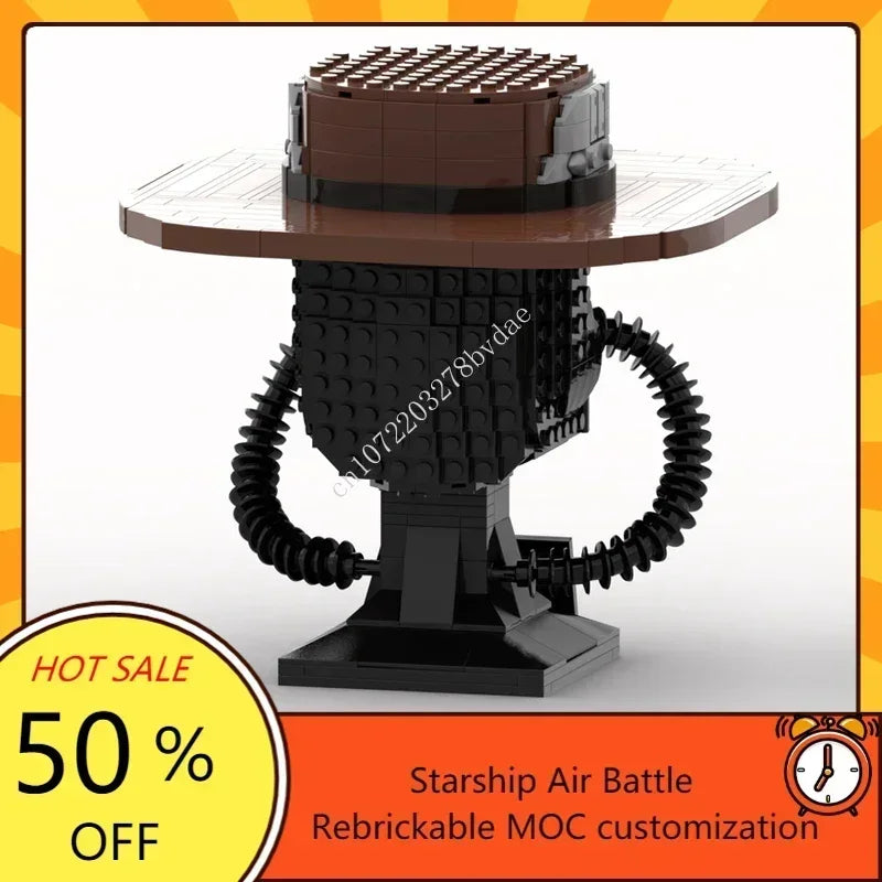 Figurine Cad Bane MOC en briques – Modèle de collection à construire