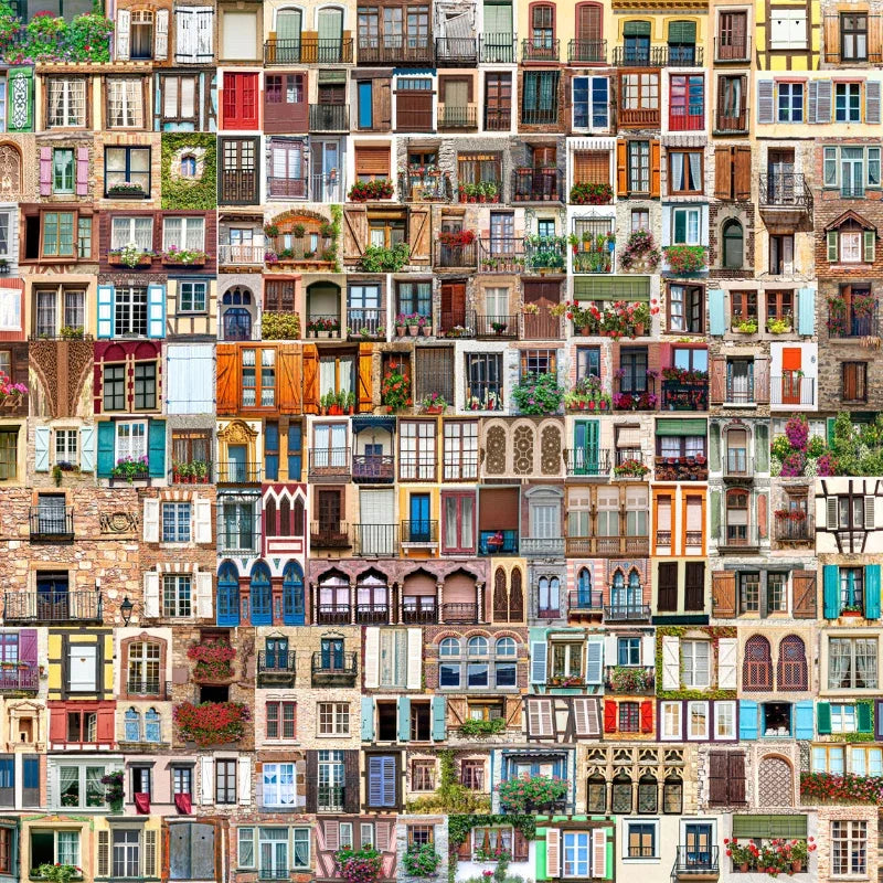Puzzle Fenêtre sur le Monde – 1000 pièces – Adulte