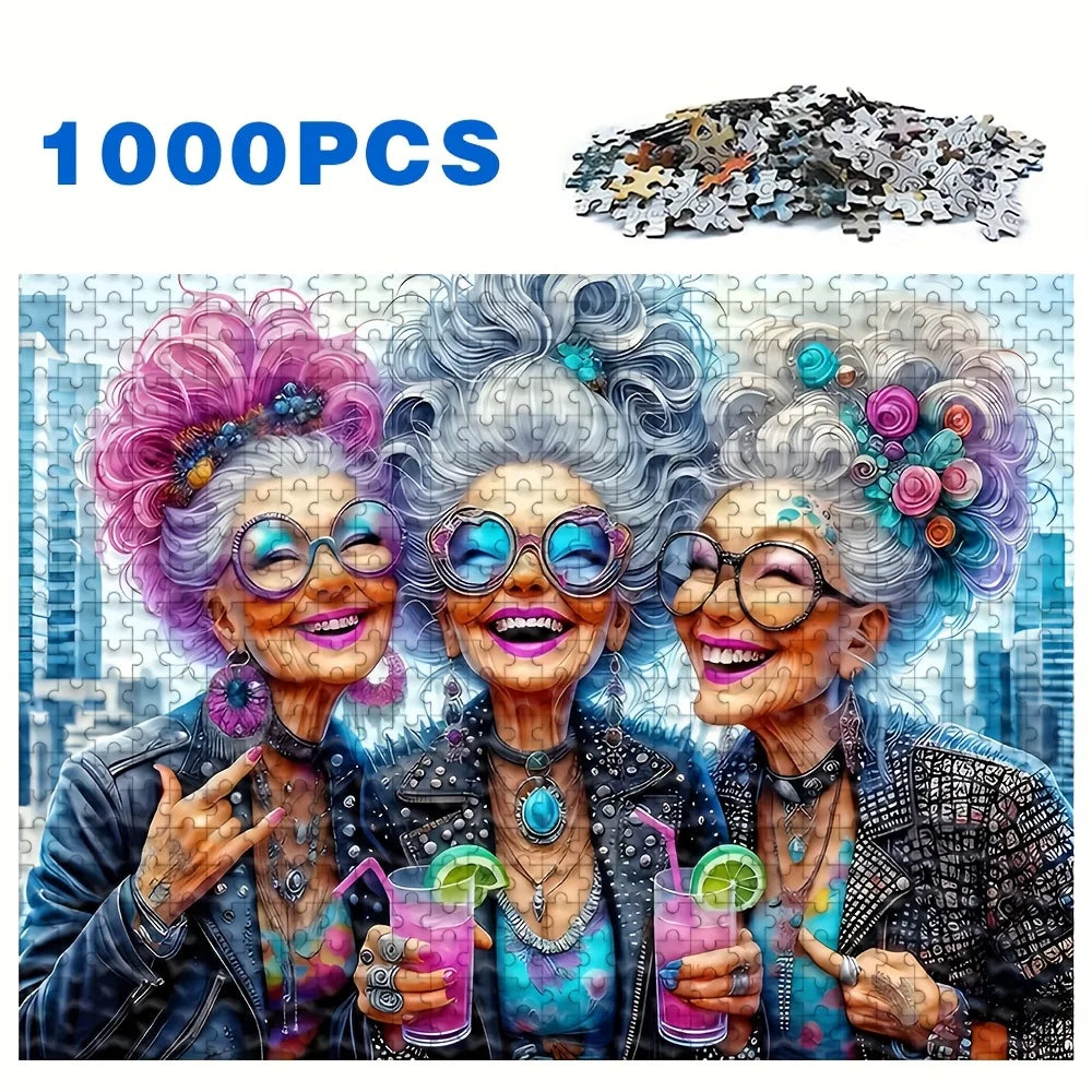 Puzzle 500 ou 1000 Pièces – Illustration Colorée et Originale | Jeu de Réflexion en Famille