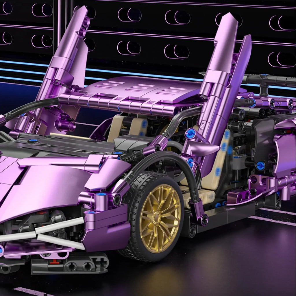 Supercar de Course 1:14 à Construire – 1 465 Pièces – Modèle de Collection
